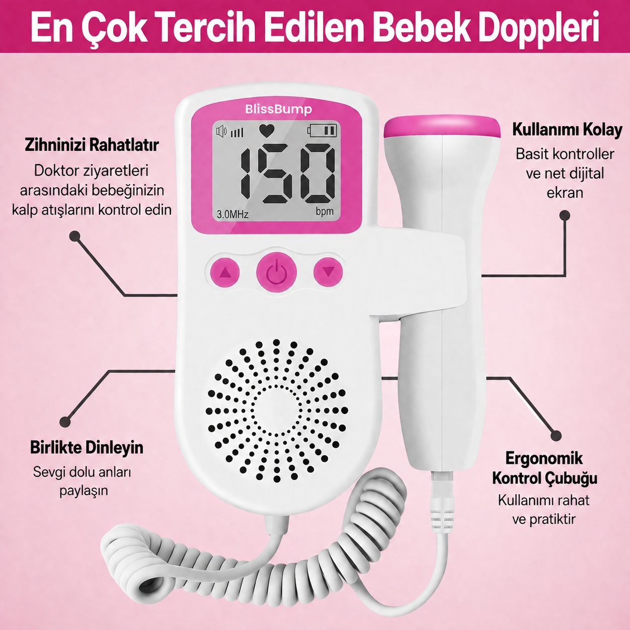 BabyBump ile Bebeğinizin Kalp Atışlarını Evde Dinleyin