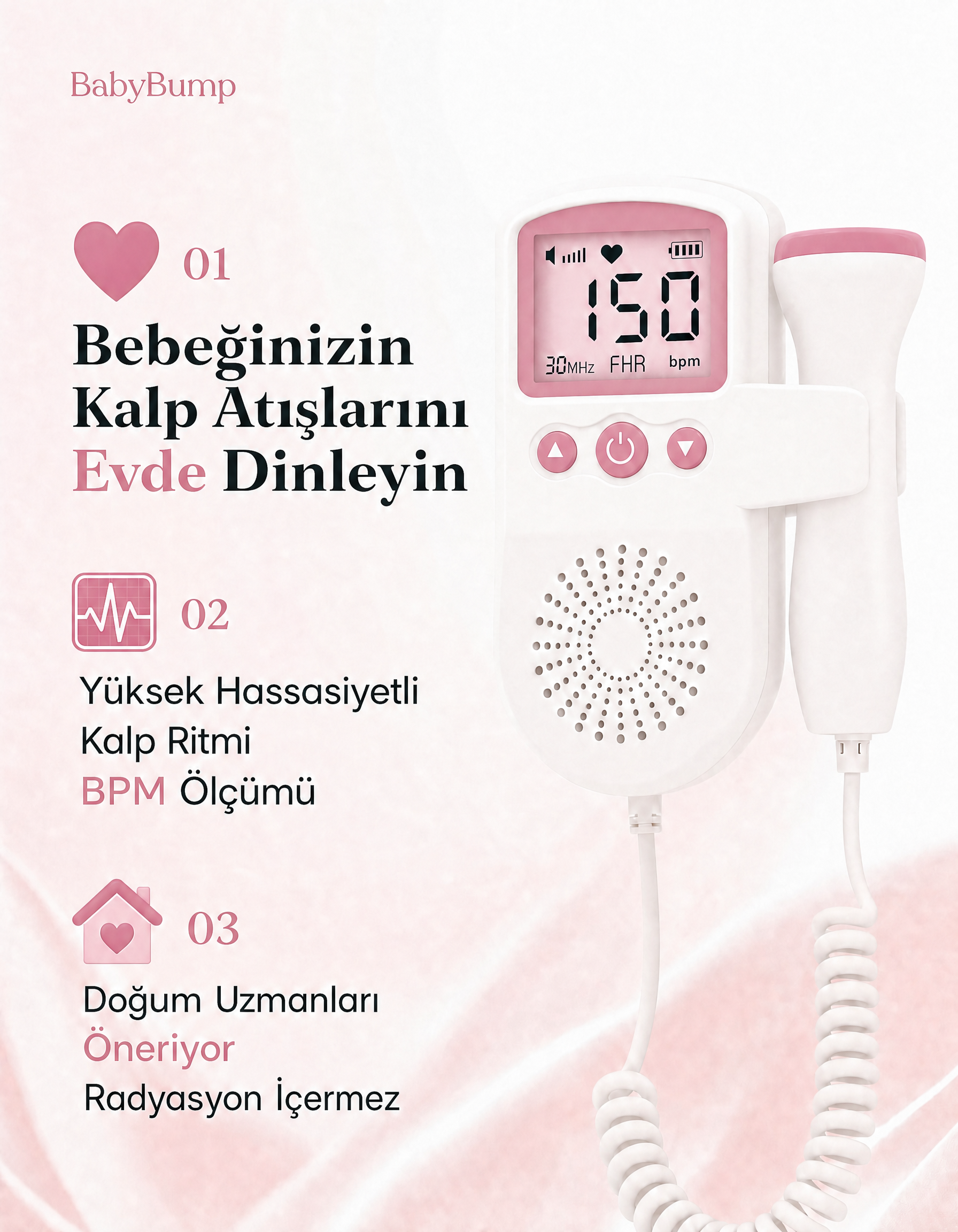 BabyBump ile Bebeğinizin Kalp Atışlarını Evde Dinleyin